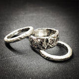 STIL rings and DUNE BAND ring