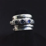 SPIRA THIN rings and custom sapphire STIL ring