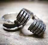 SPIRA, MOAT THIN rings in  sterling silver
