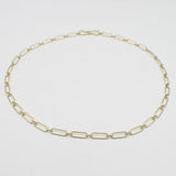 18K Paperclip chain